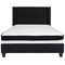 Flash Furniture Full Platform Bed Set, Black HG-BMF-38-GG - alternate 2